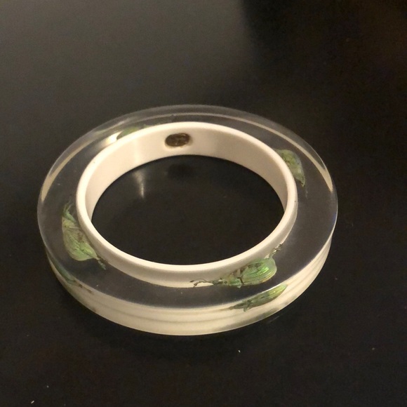 Beetle and Lucite Bracelet - Picture 5 of 5